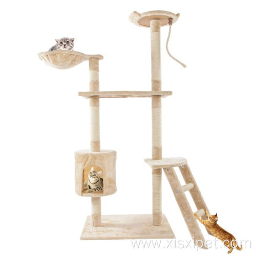 Height Cat Tree Pet Play House Climbing Tower